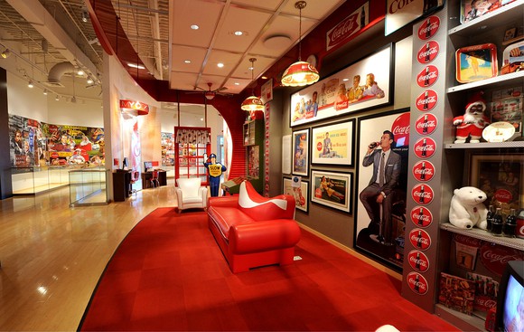 A Coca-Cola pop culture gallery.