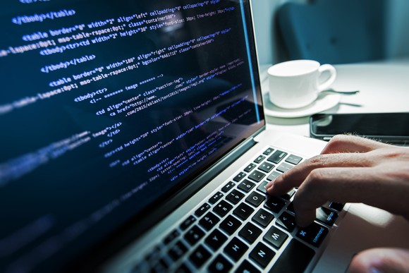 Code on a computer screen