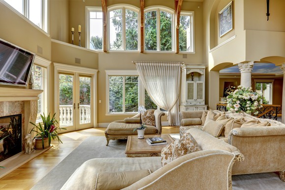 Large home interior