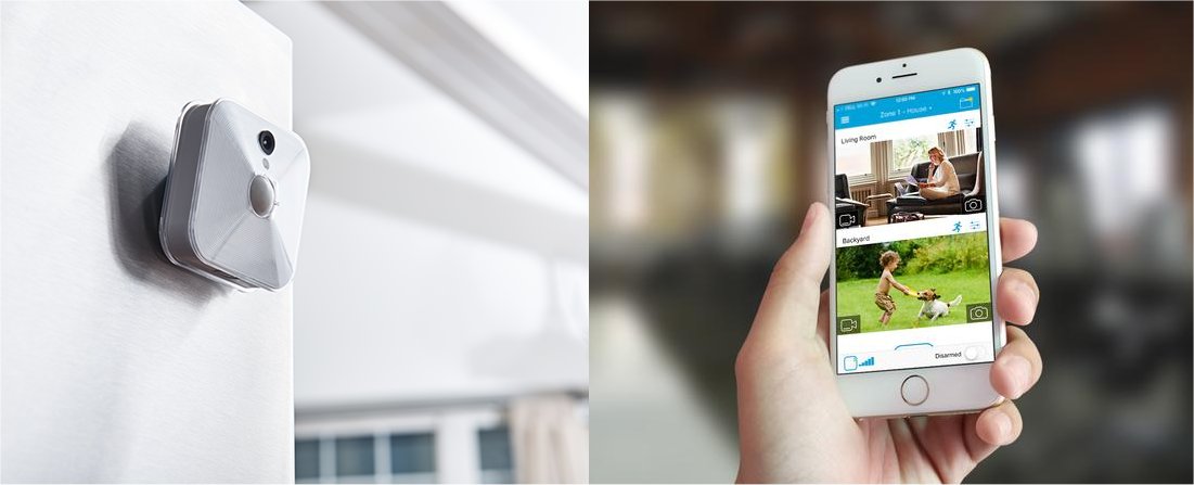 Blink's indoor camera and app.
