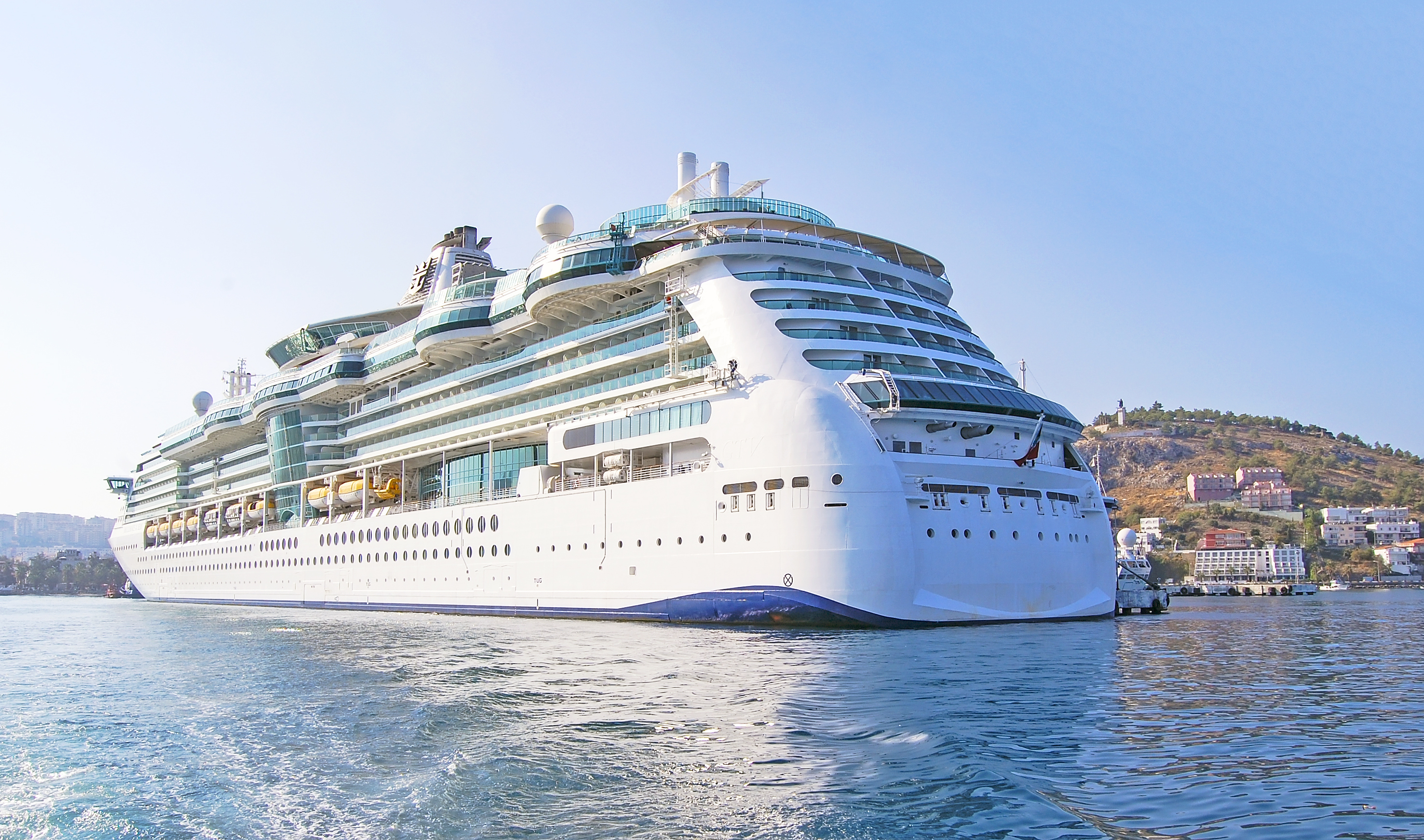 A cruise ship