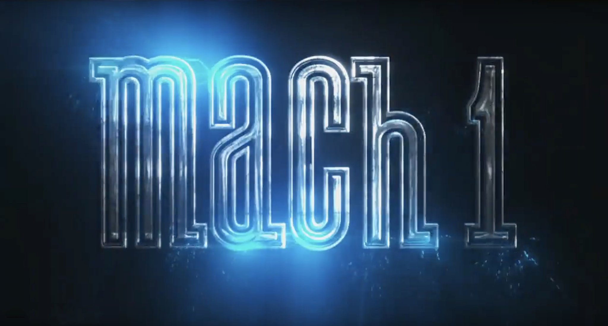 Ford's historic "Mach 1" logo, from an image shown during the company's presentation in Detroit on Sunday.