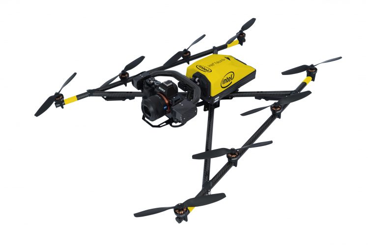 Intel Falcon 8+ drone.