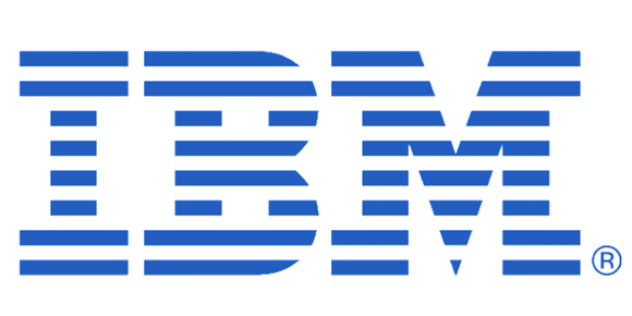 The IBM logo.