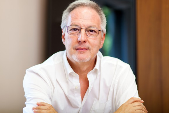 Serious middle-aged man