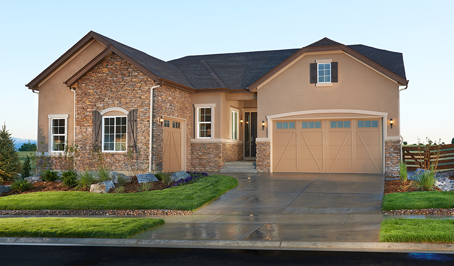 Curbside photo of new home