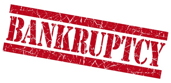 big red stamp that says bankruptcy