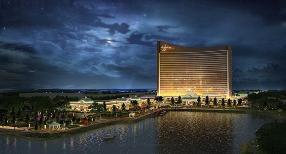 Artist's rendering of the planned Wynn Everett near Boston.