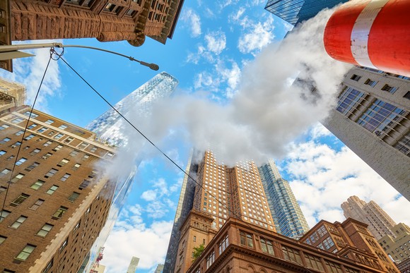 New York from street level, looking up