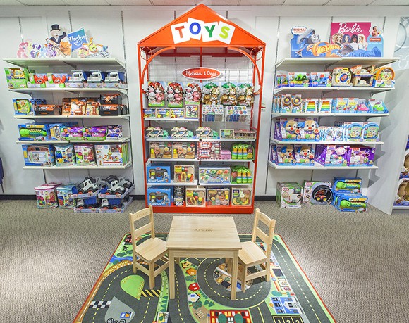 A toy display inside a J.C. Penney store