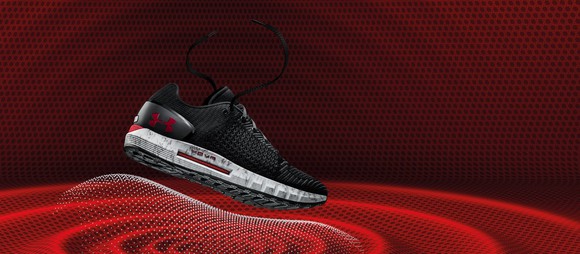 UA's foam-soled HOVR shoes.