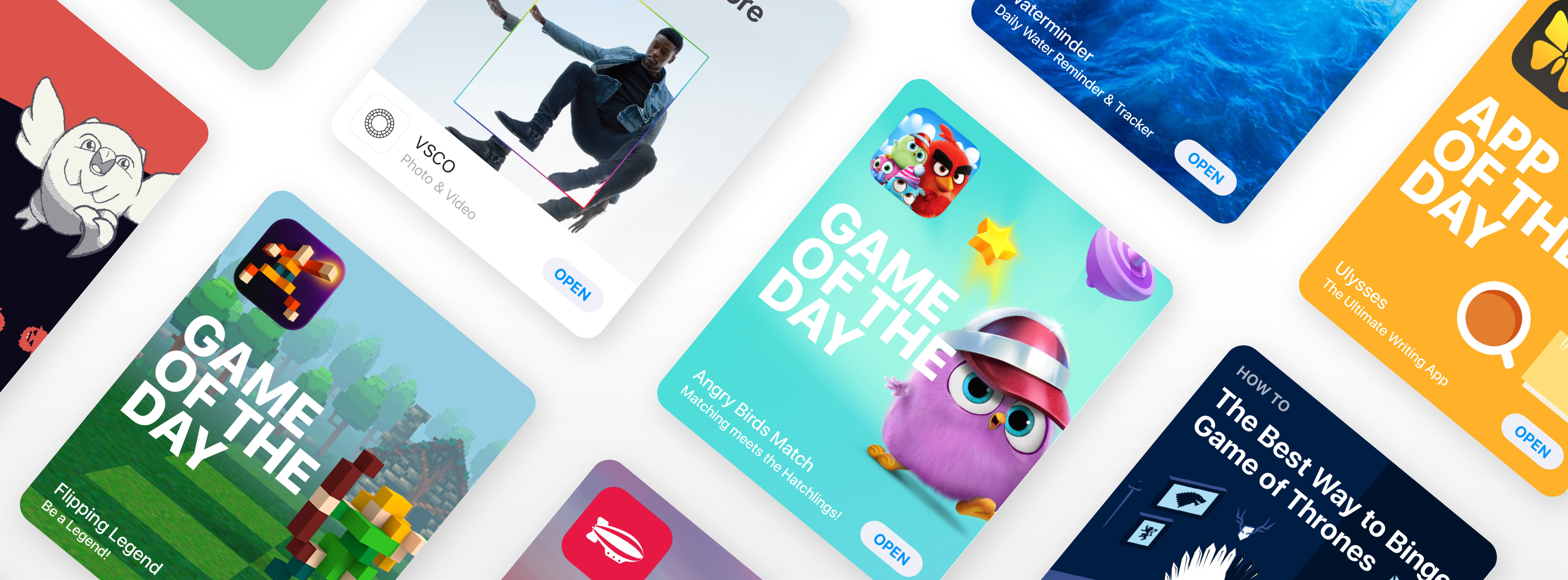Icons from Apple's new App Store