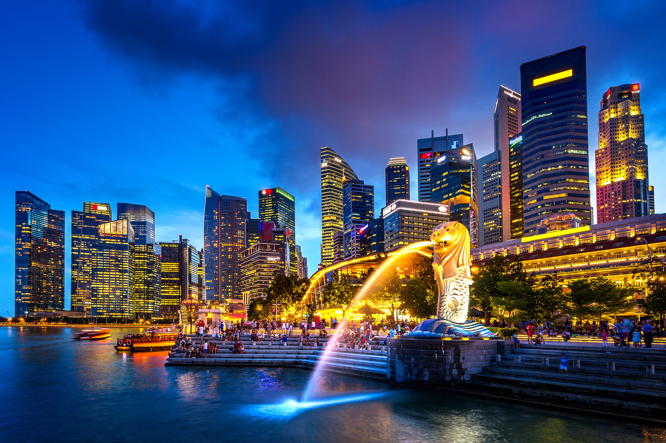Singapore's skyline.