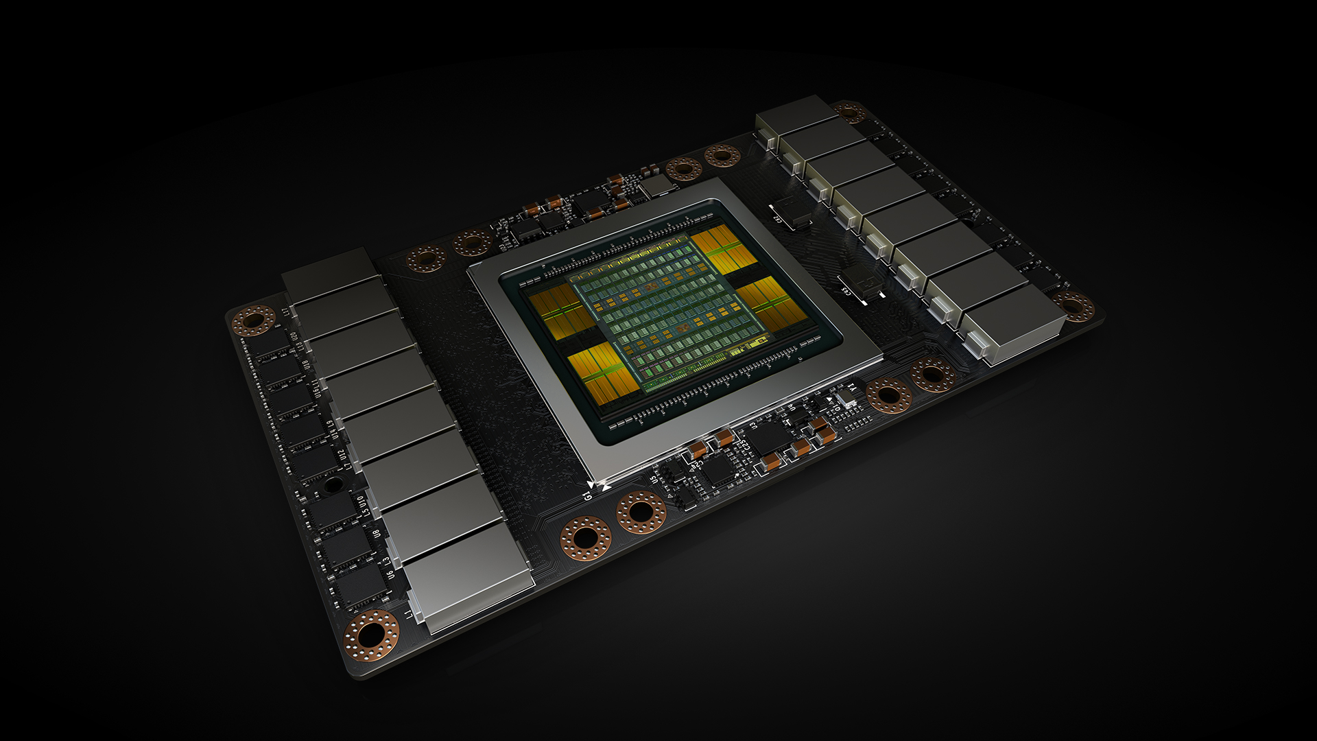 The new 32GB Tesla V100.
