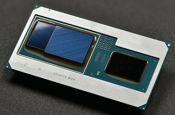 A chip that combines Intel's processor tech with AMD's graphics tech.