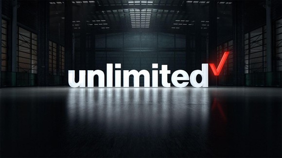 Verizon's unlimited plan logo.