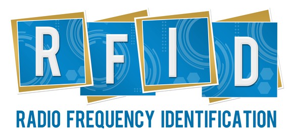 Banner-style graphic reading RFID, Radio Frequency Identification.