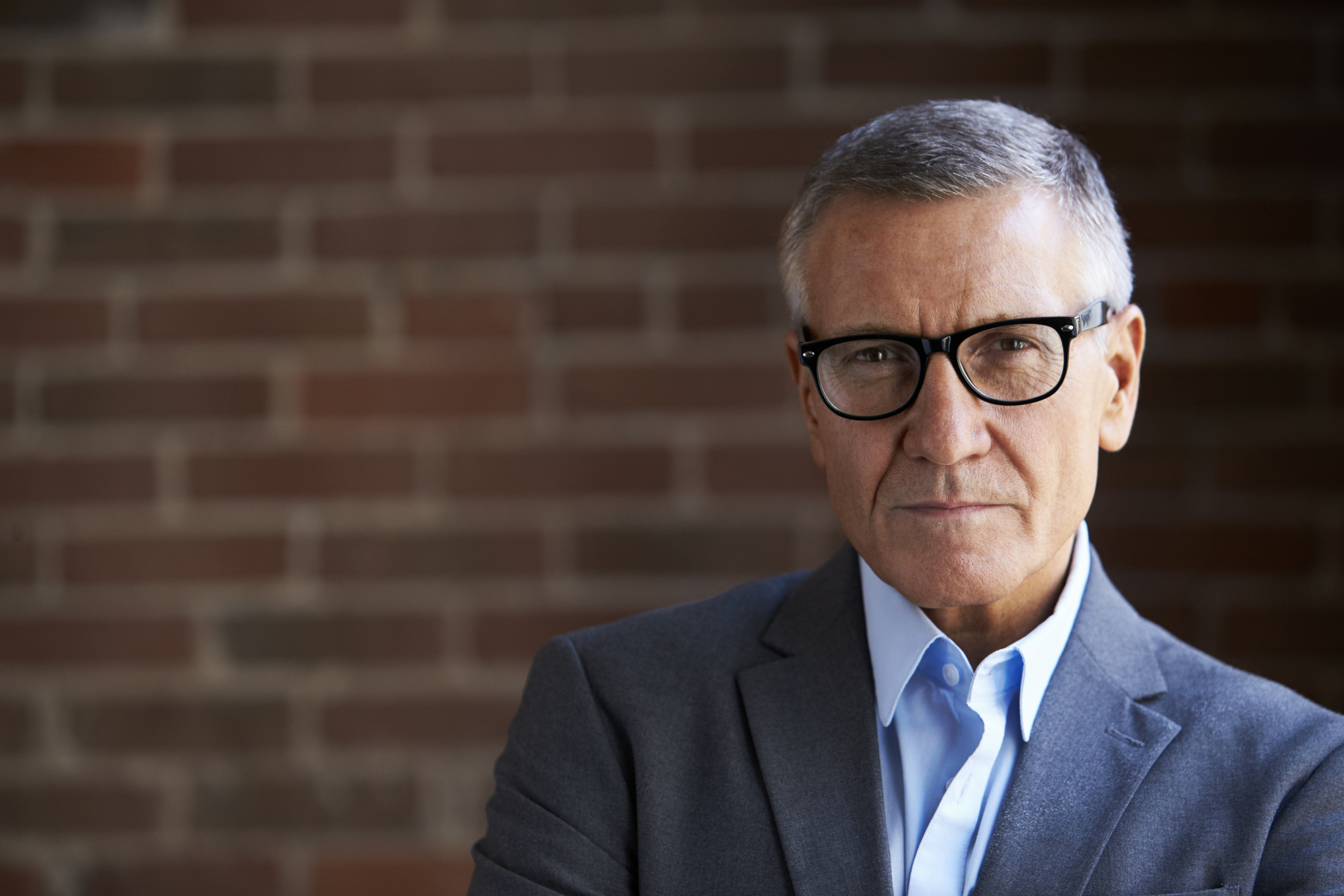 Older man in business suit