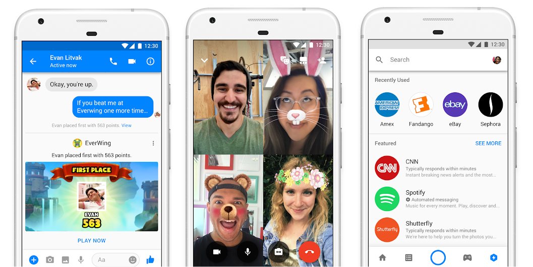 Facebook's Messenger.