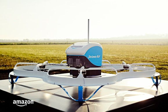 An Amazon drone.