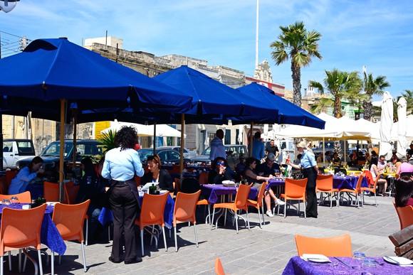 Outdoor cafe