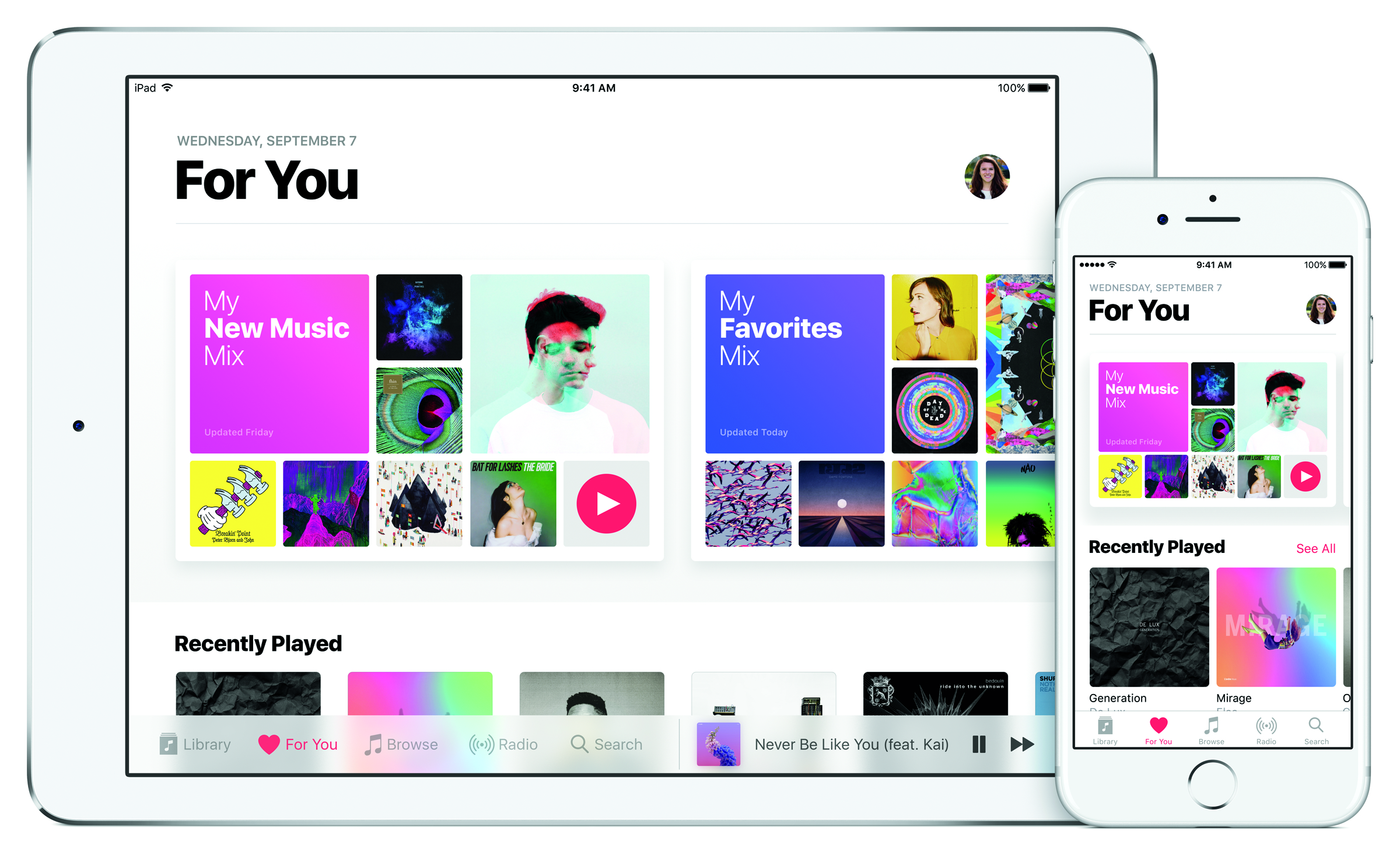 Apple Music on Mac and iPhone