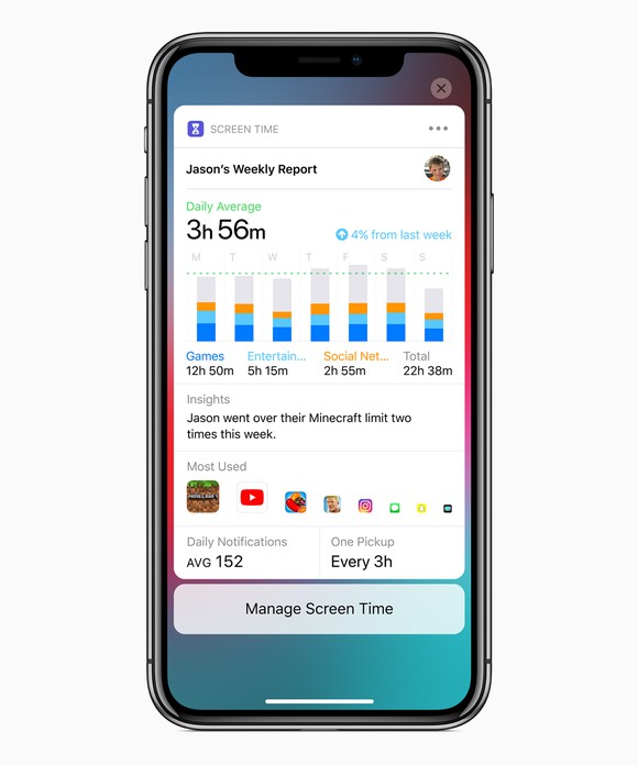 Screen Time app