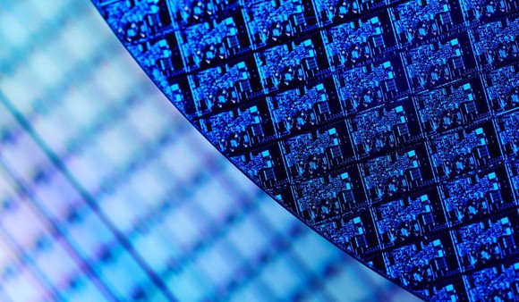 A wafer of processors.