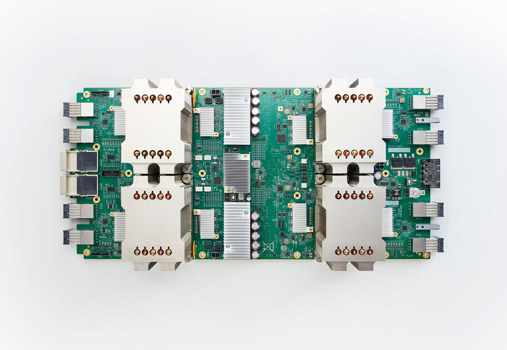 Google's Tensor Processing Unit (TPU) AI chip.