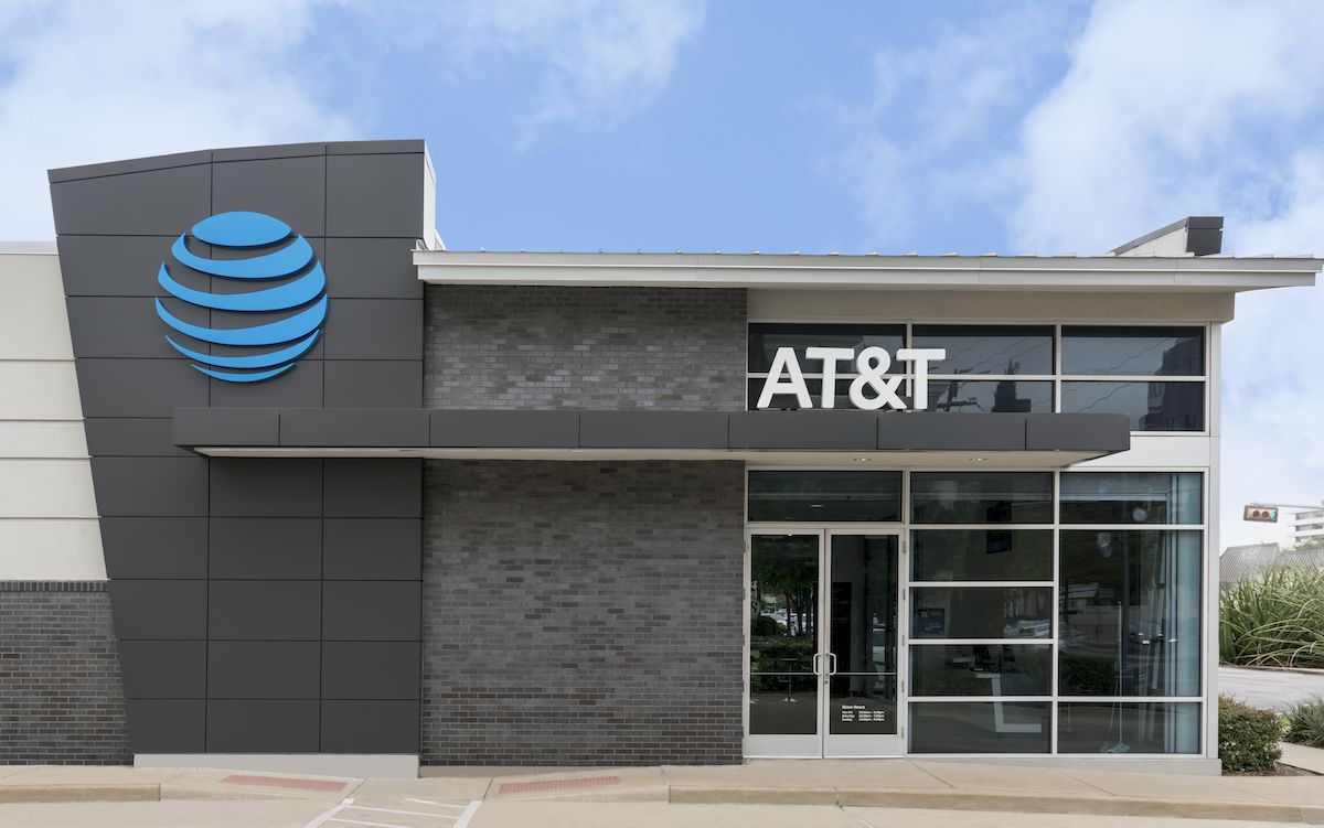 A rendering of an AT&T store.