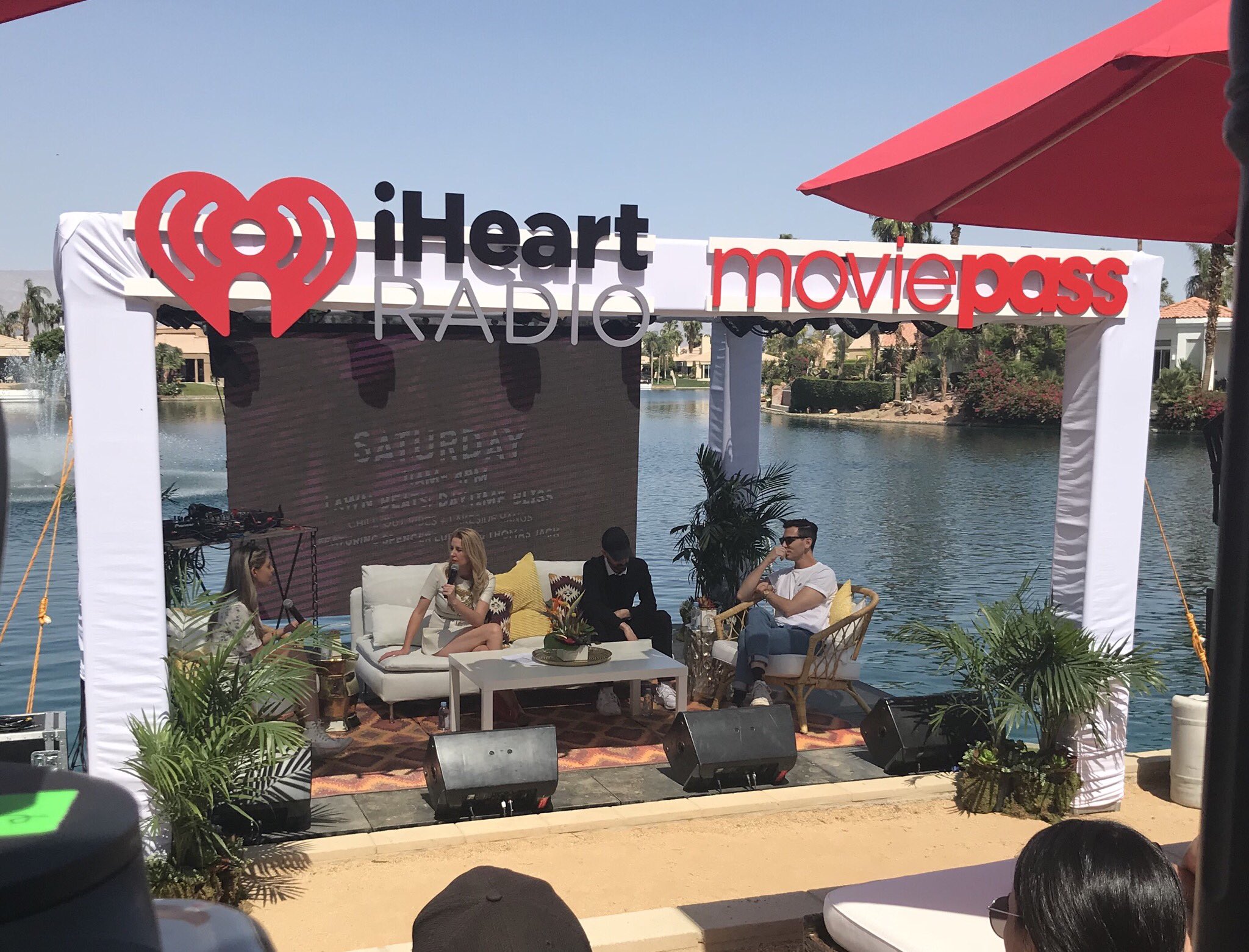 MoviePass and iHeartRadio at a promotional event in March.