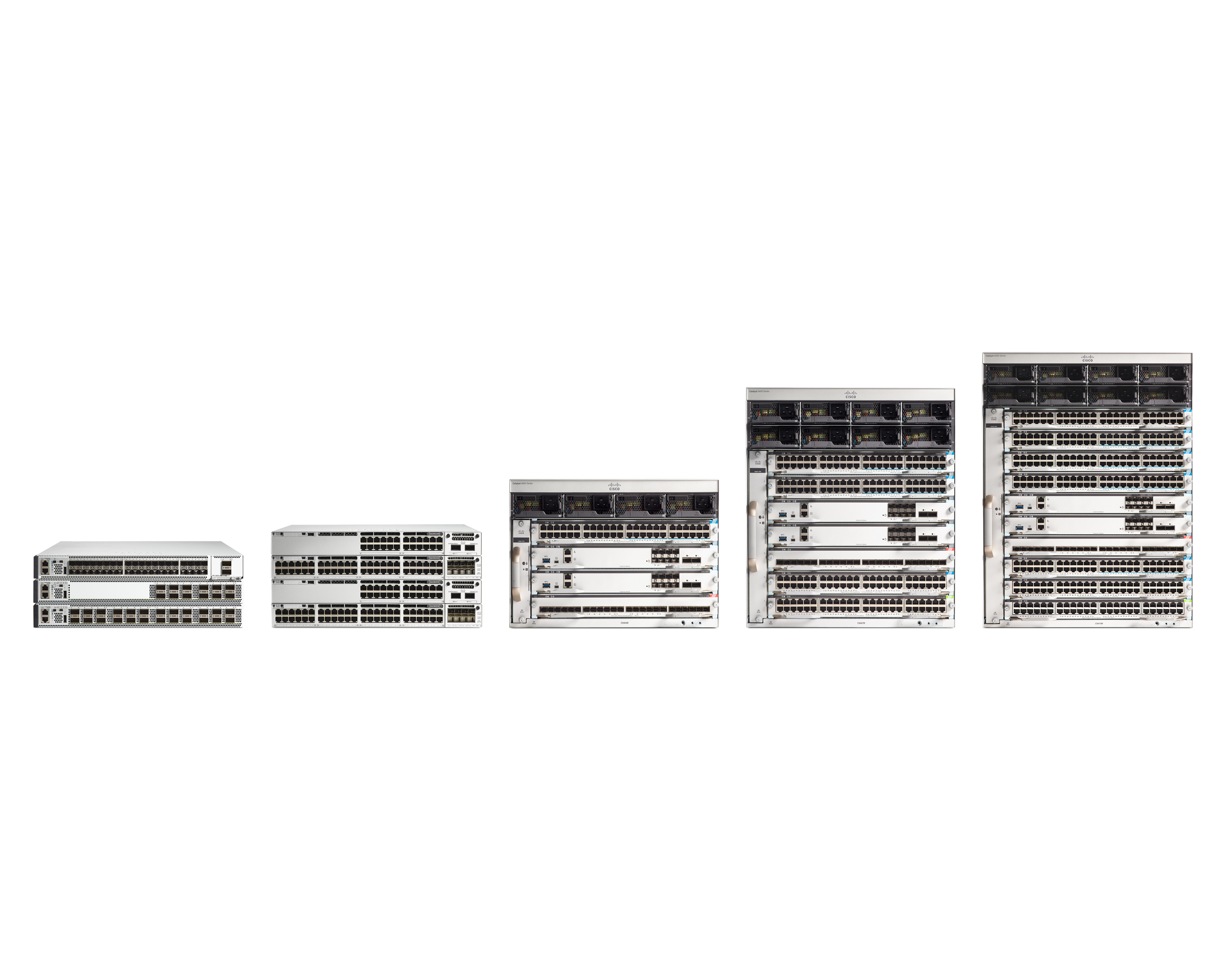 The Cisco Catalyst 9000 family of switches.