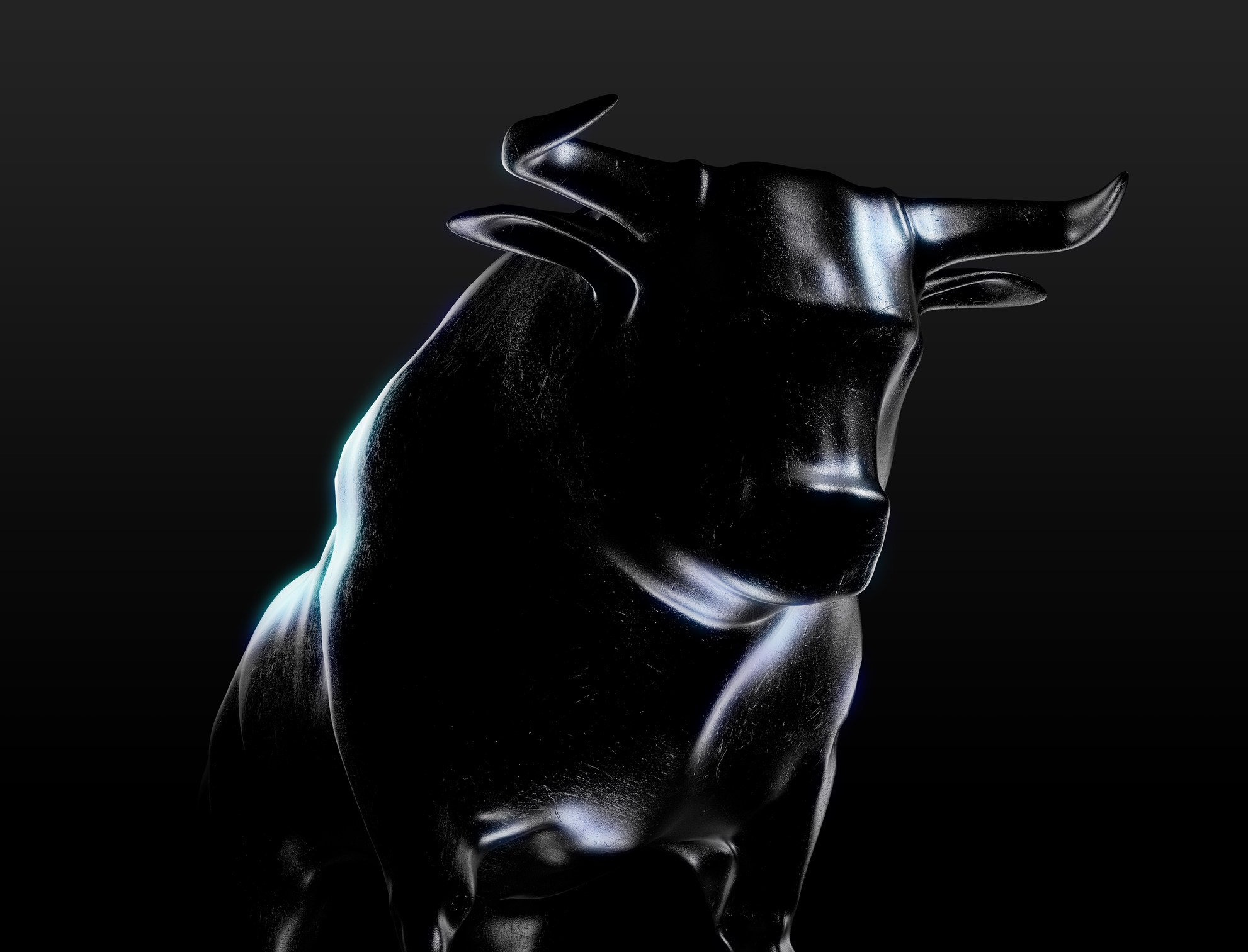 figurine of a bull.