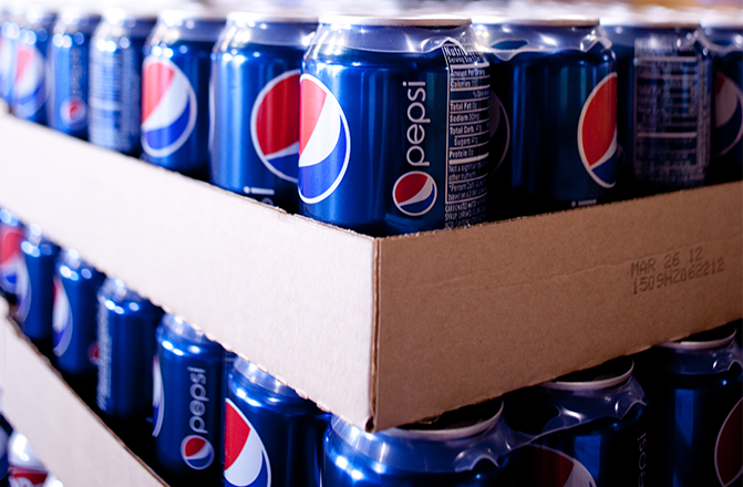 Pepsi cans