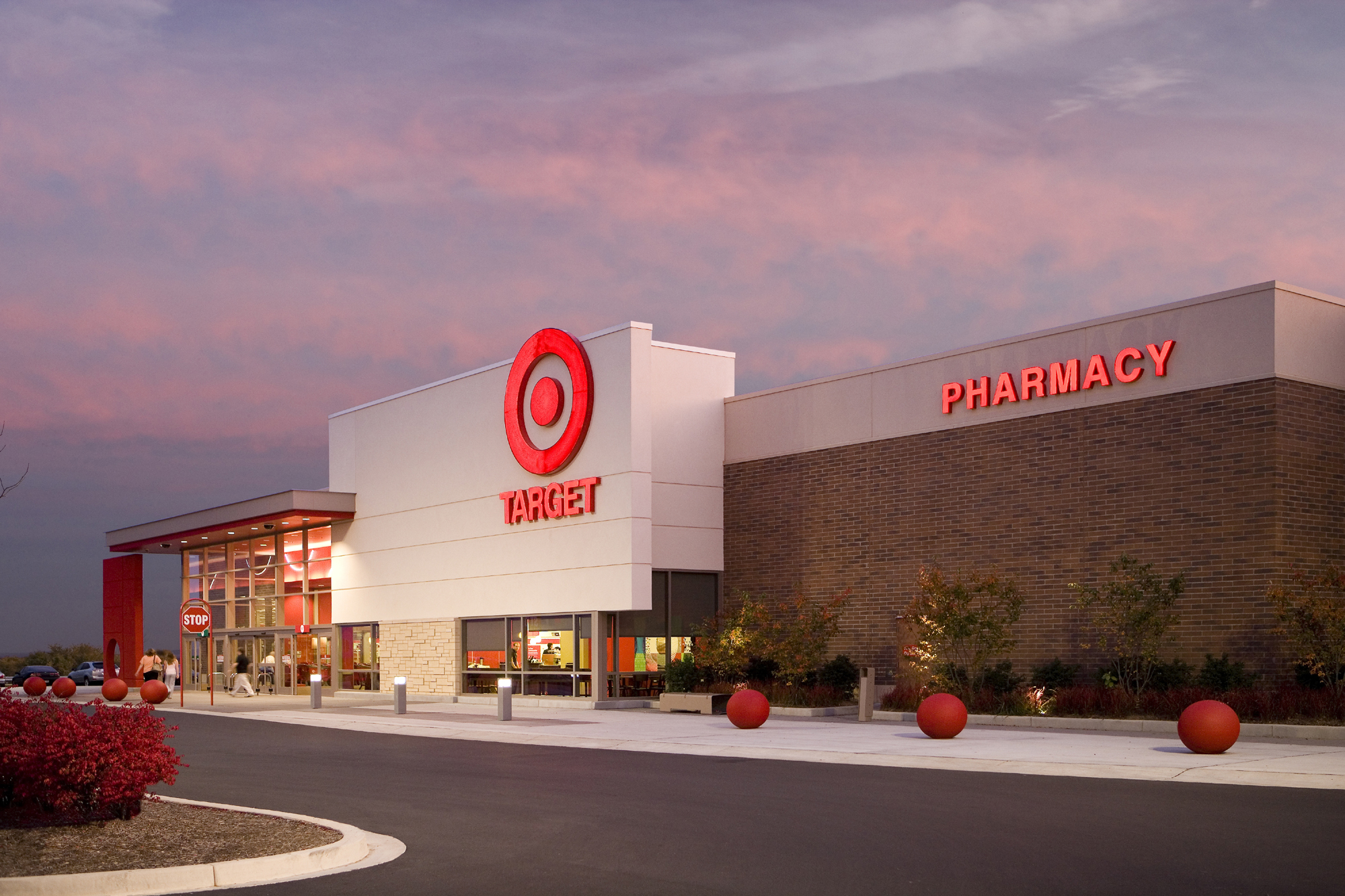 The outside of a Target store.