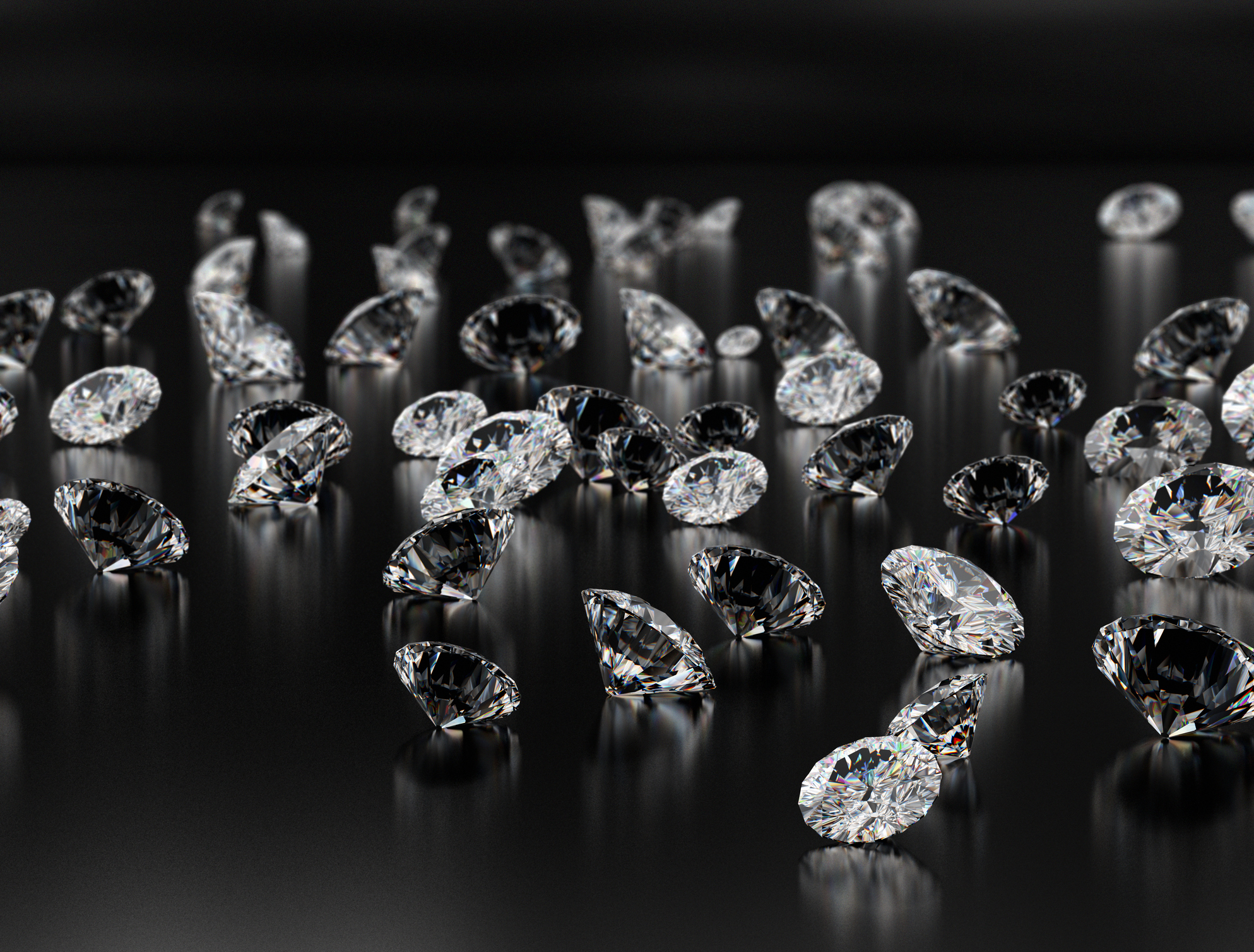 Unset diamonds