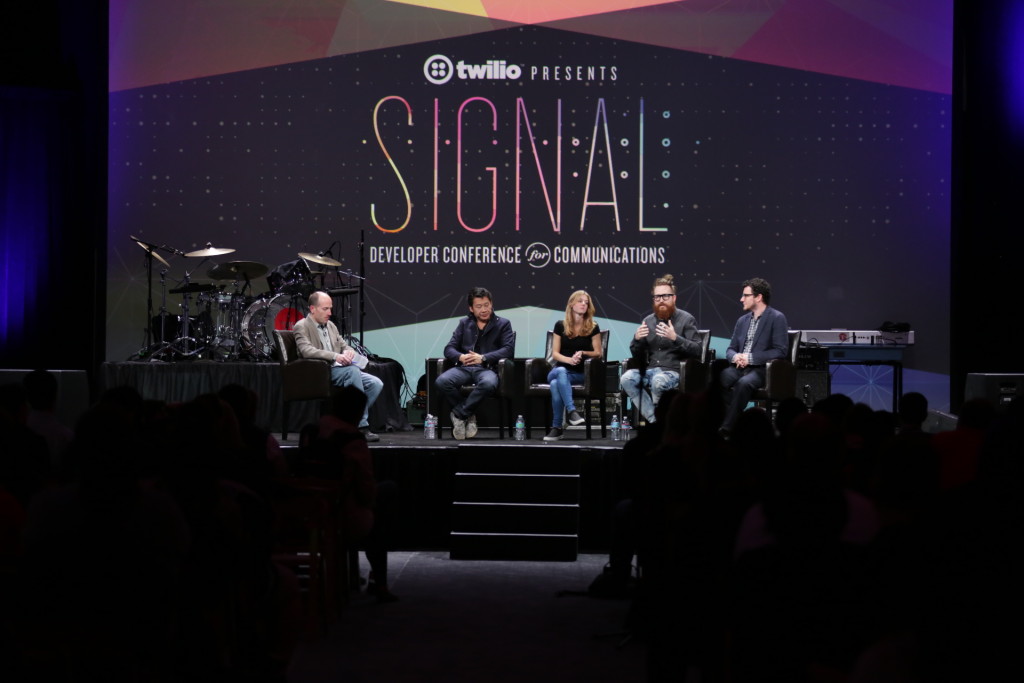 A Twilio presentation at its 2016 Signal developer conference.
