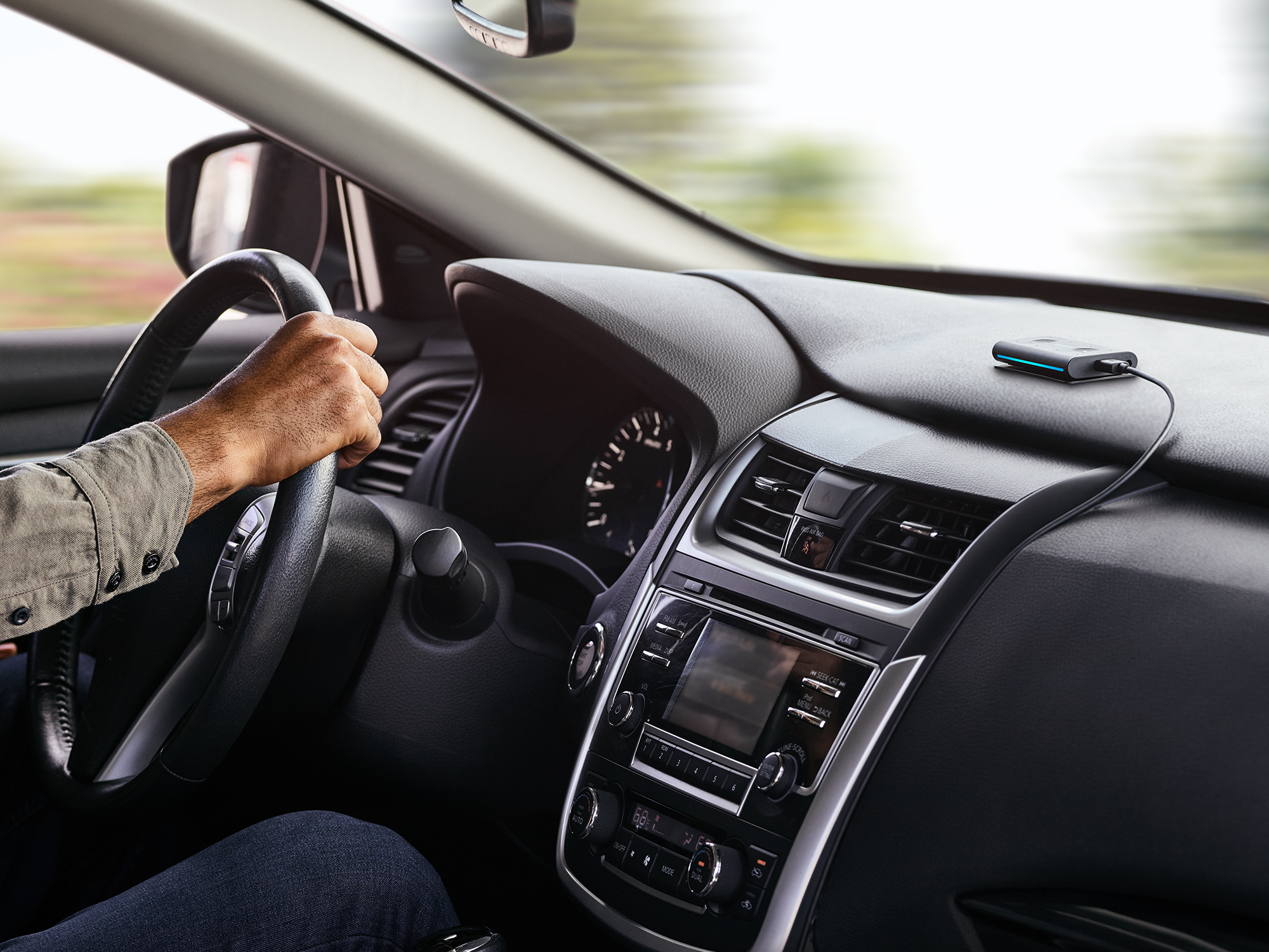Echo Auto in a vehicle