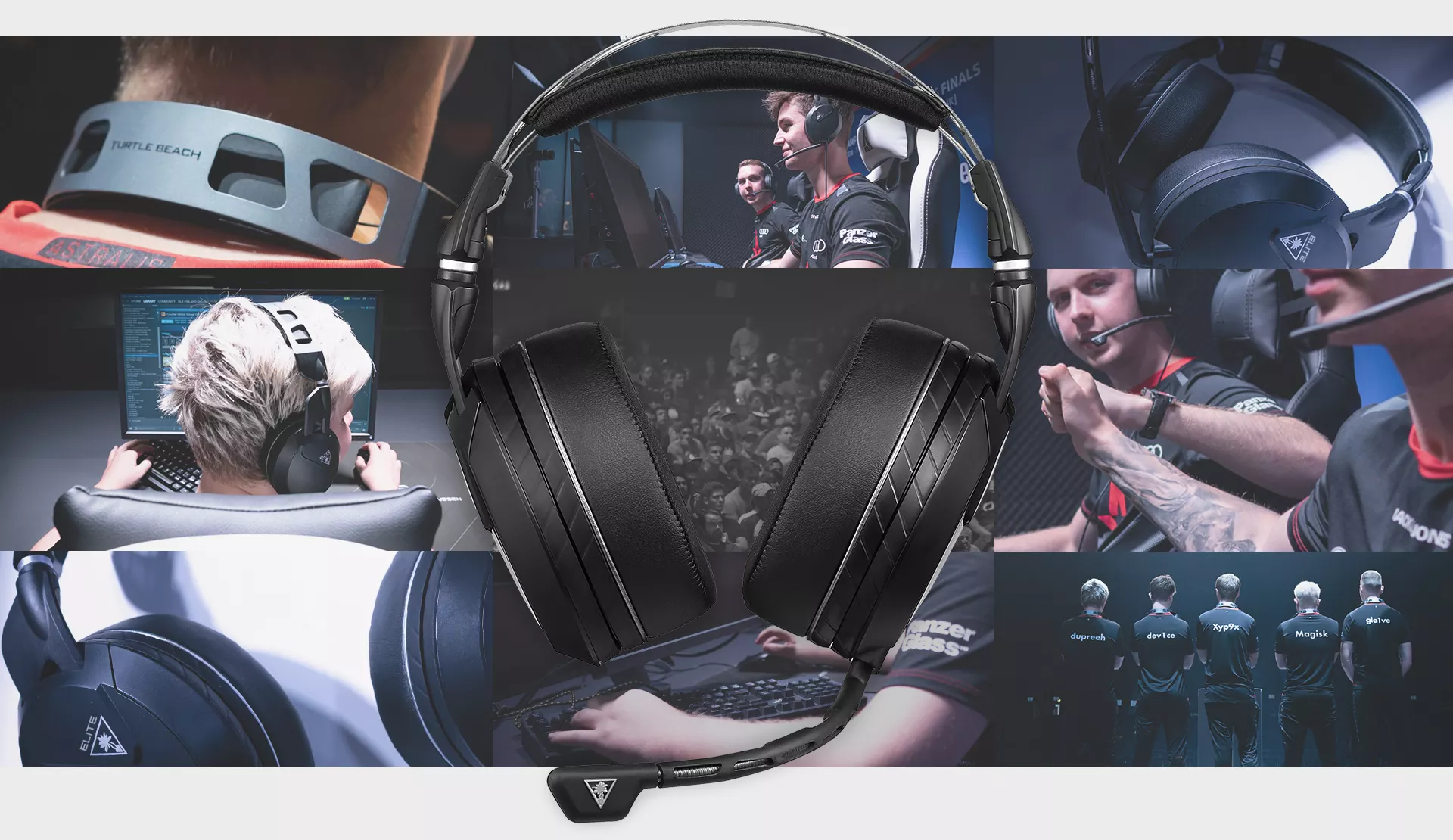 A gaming headset.