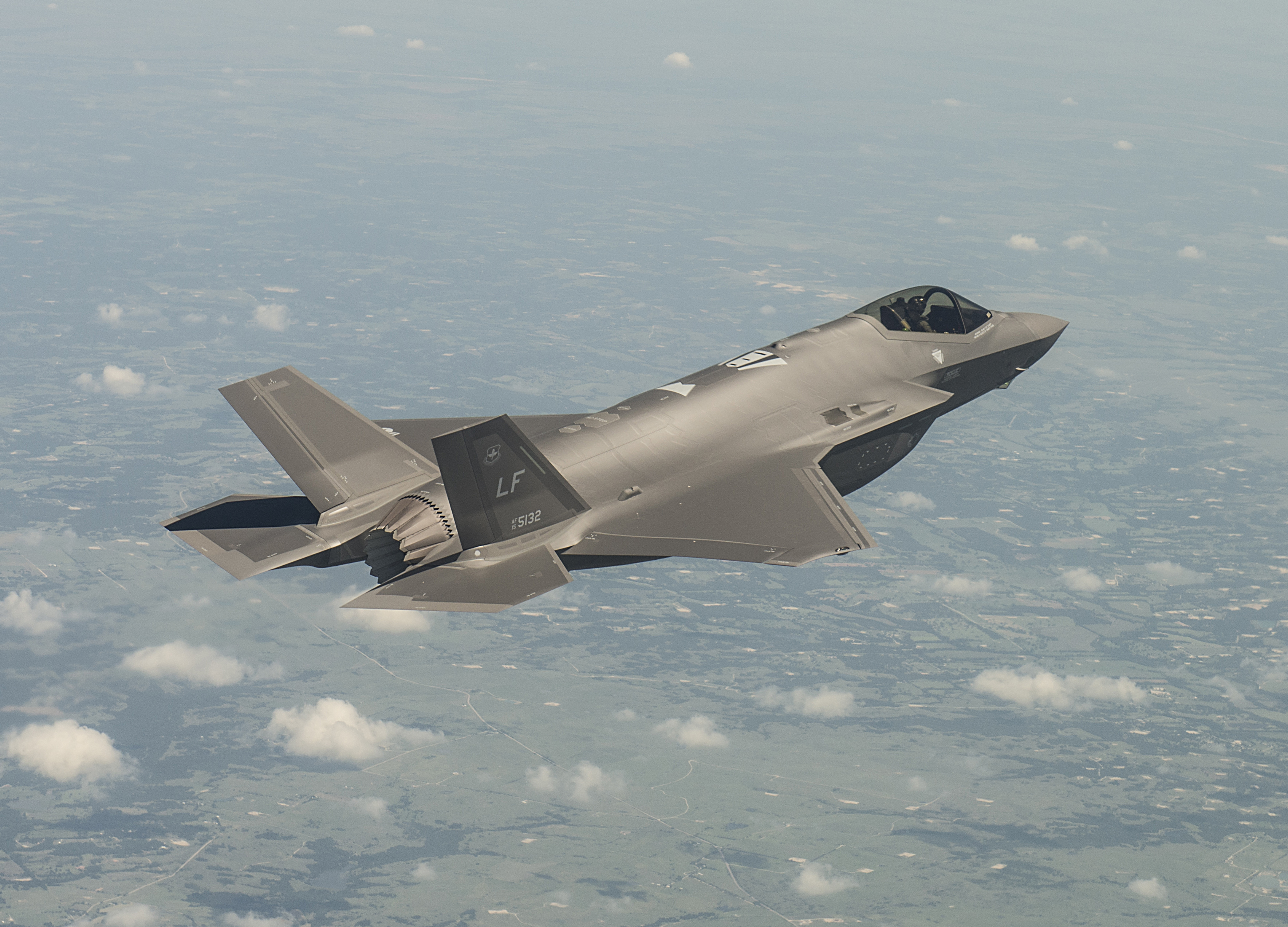 Lockheed Martin's F-35A in flight.