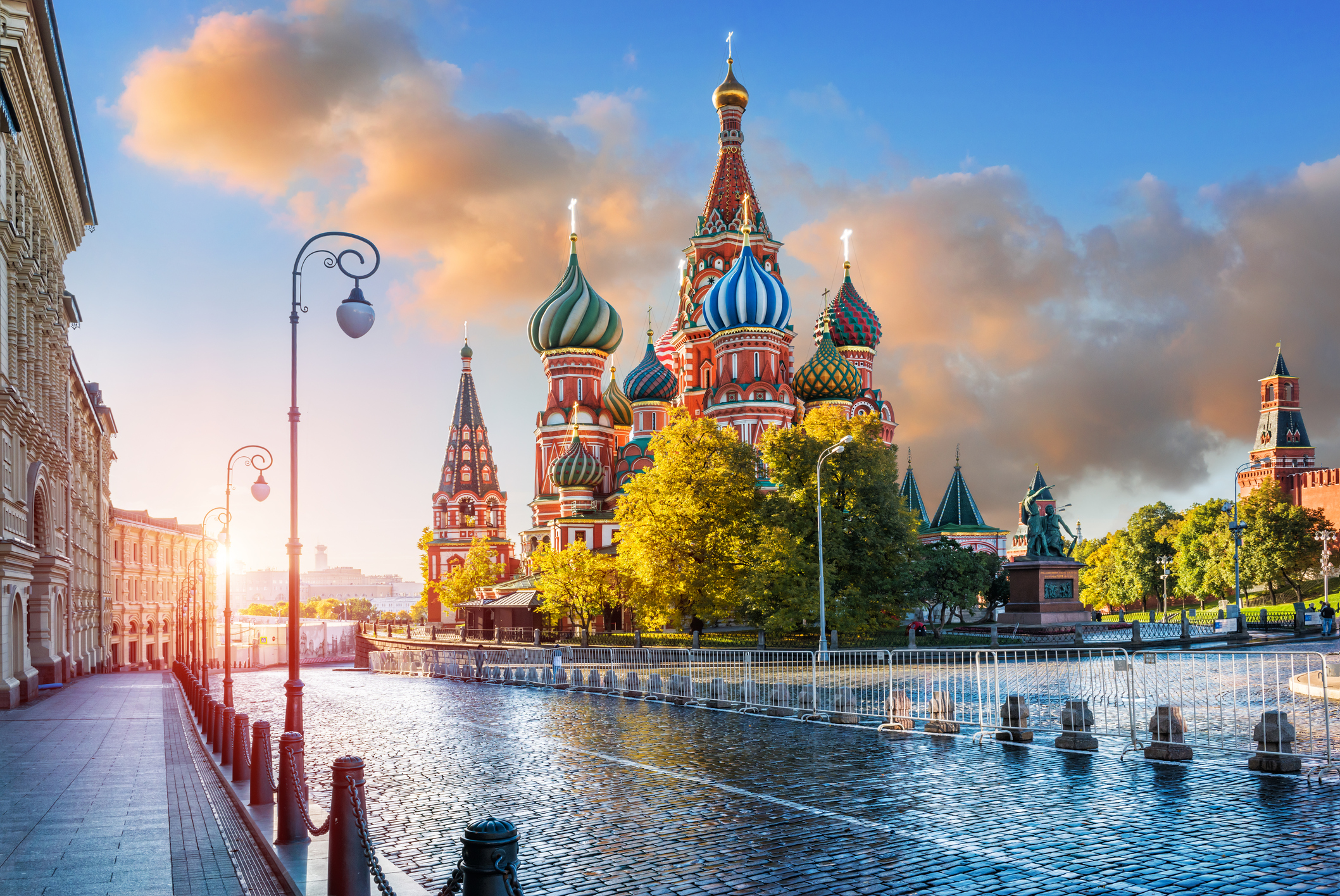 St. Basil's Cathedral in Moscow.