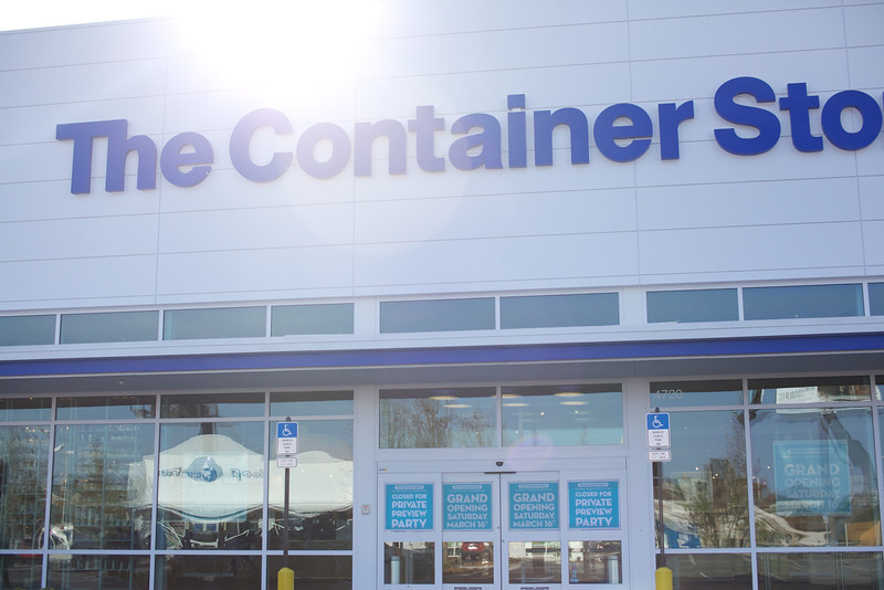 The entrance to a Container Store in Tampa
