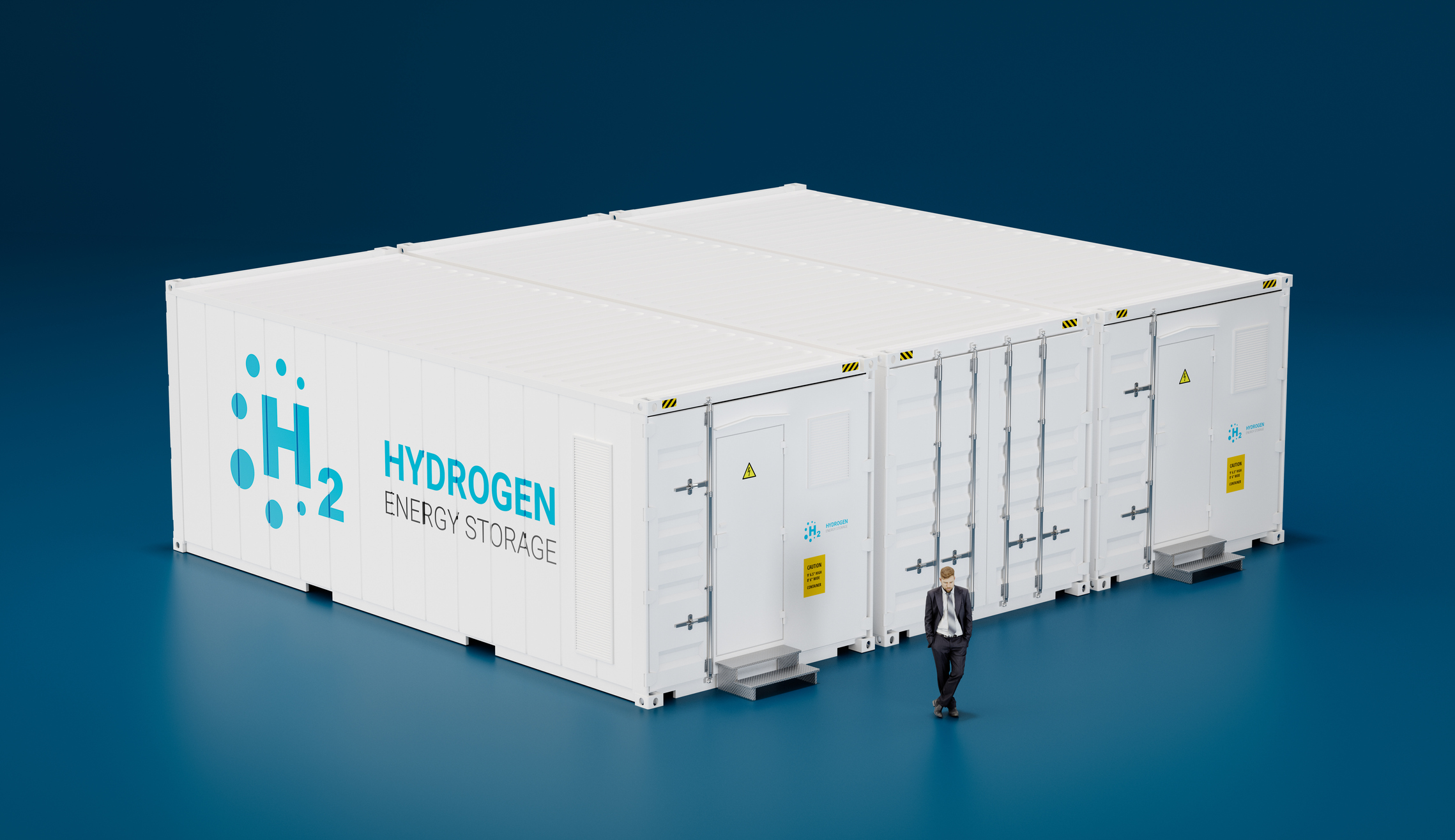 Hydrogen energy storage station.