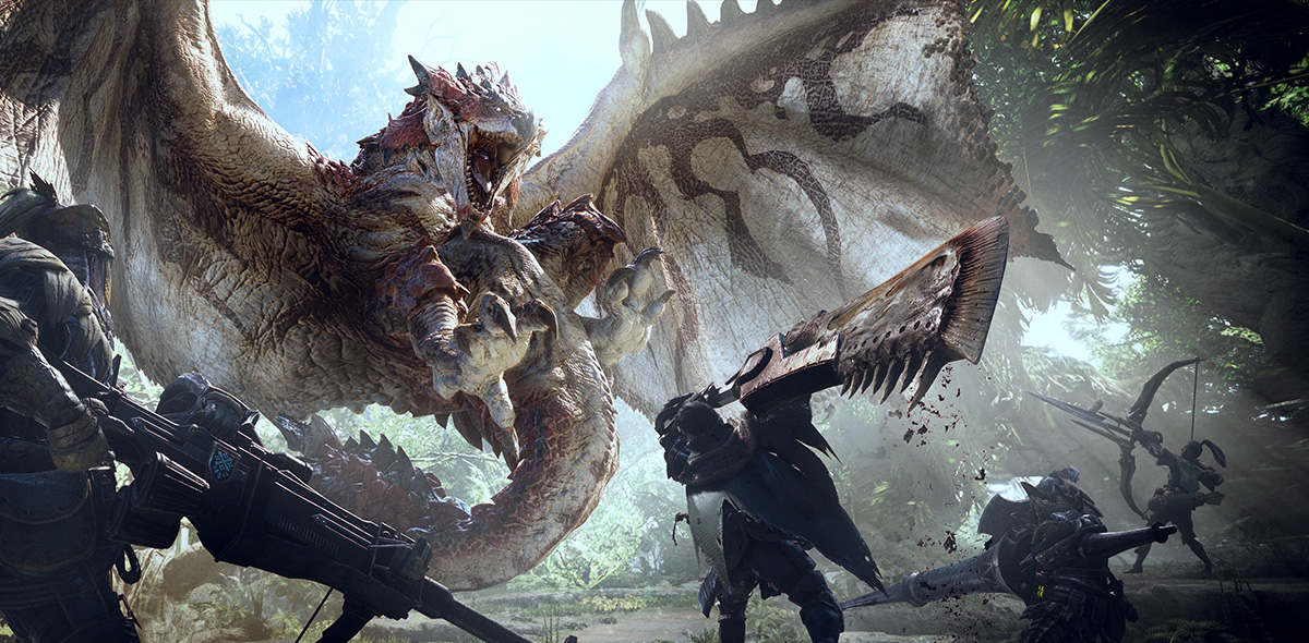 Capcom's "Monster Hunter: World".