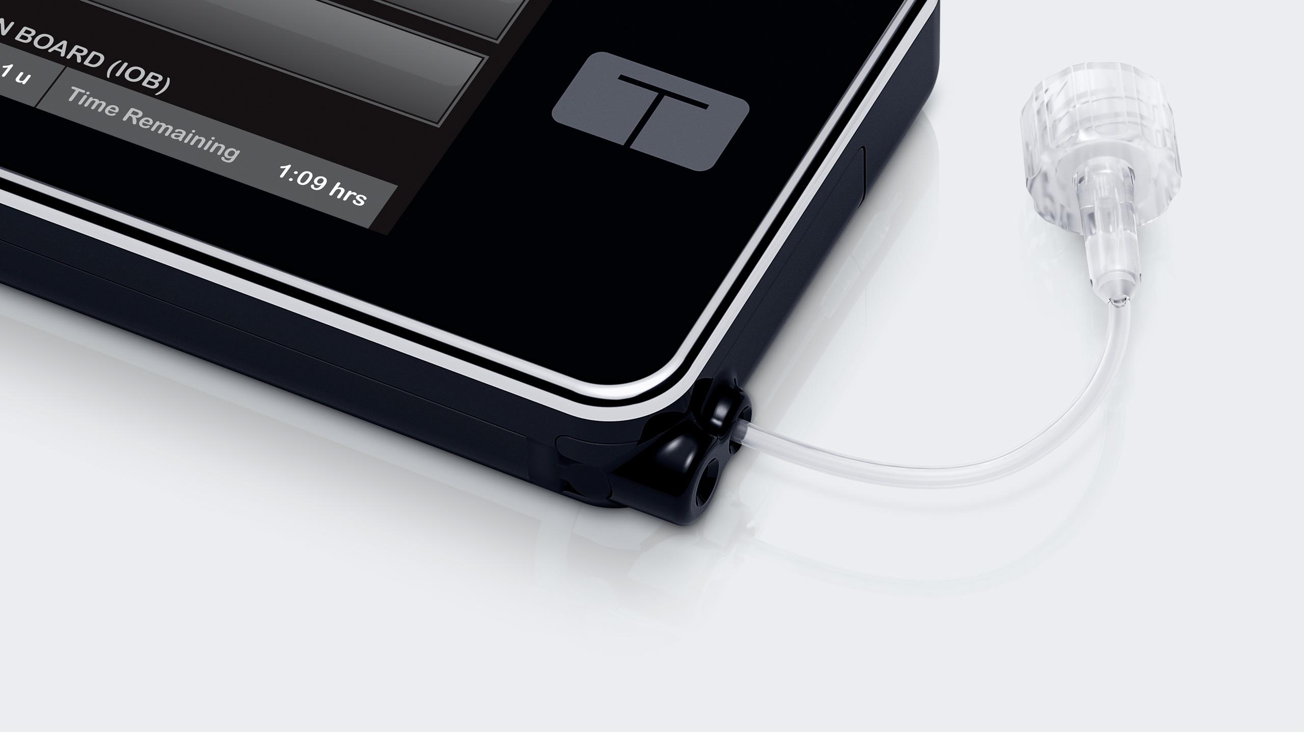 Electronic display attached to a monitoring device.