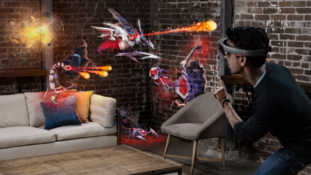 Microsoft's HoloLens.