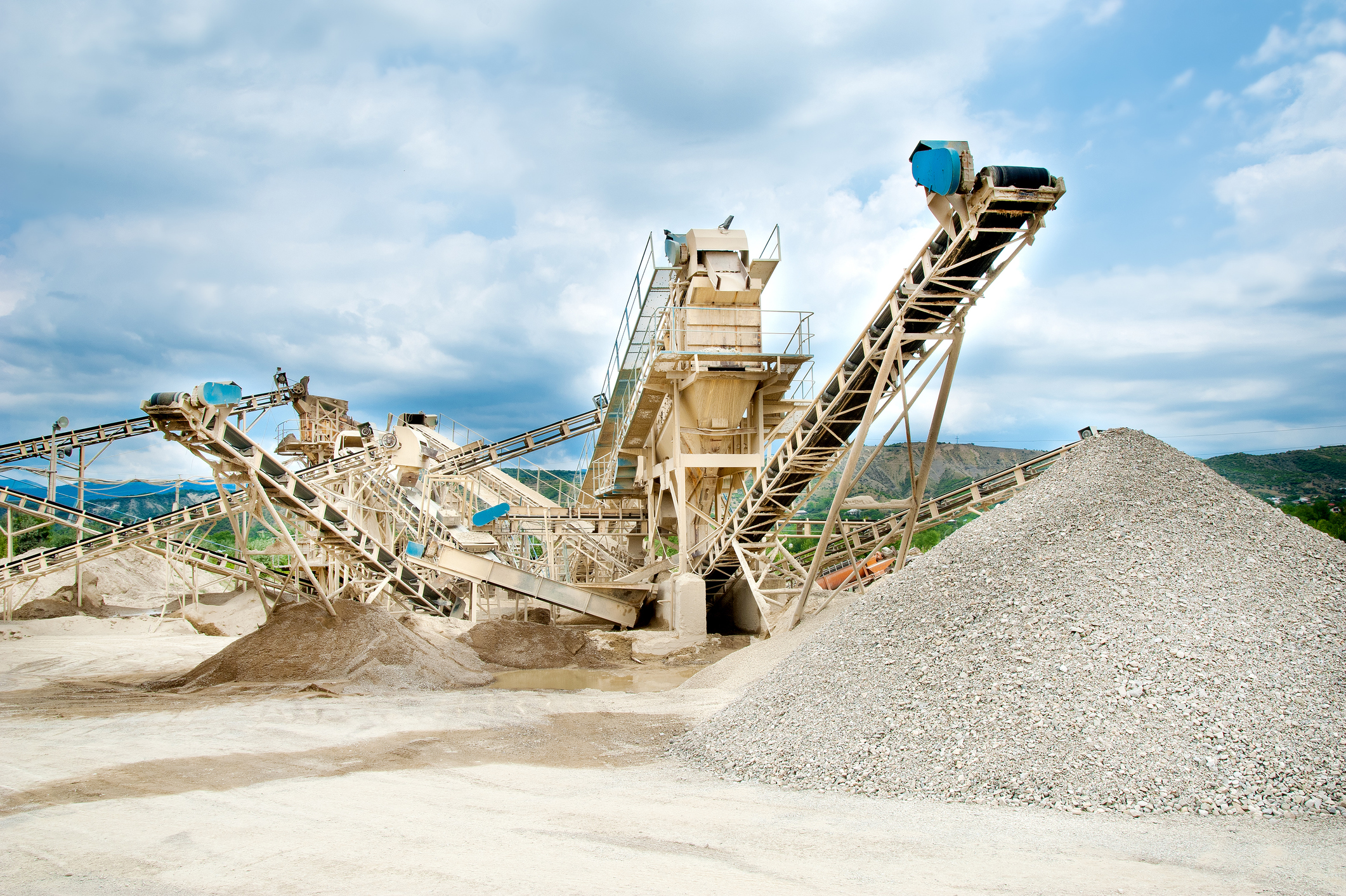 A mining project. 