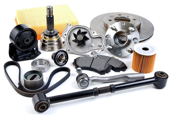  A collection of car parts