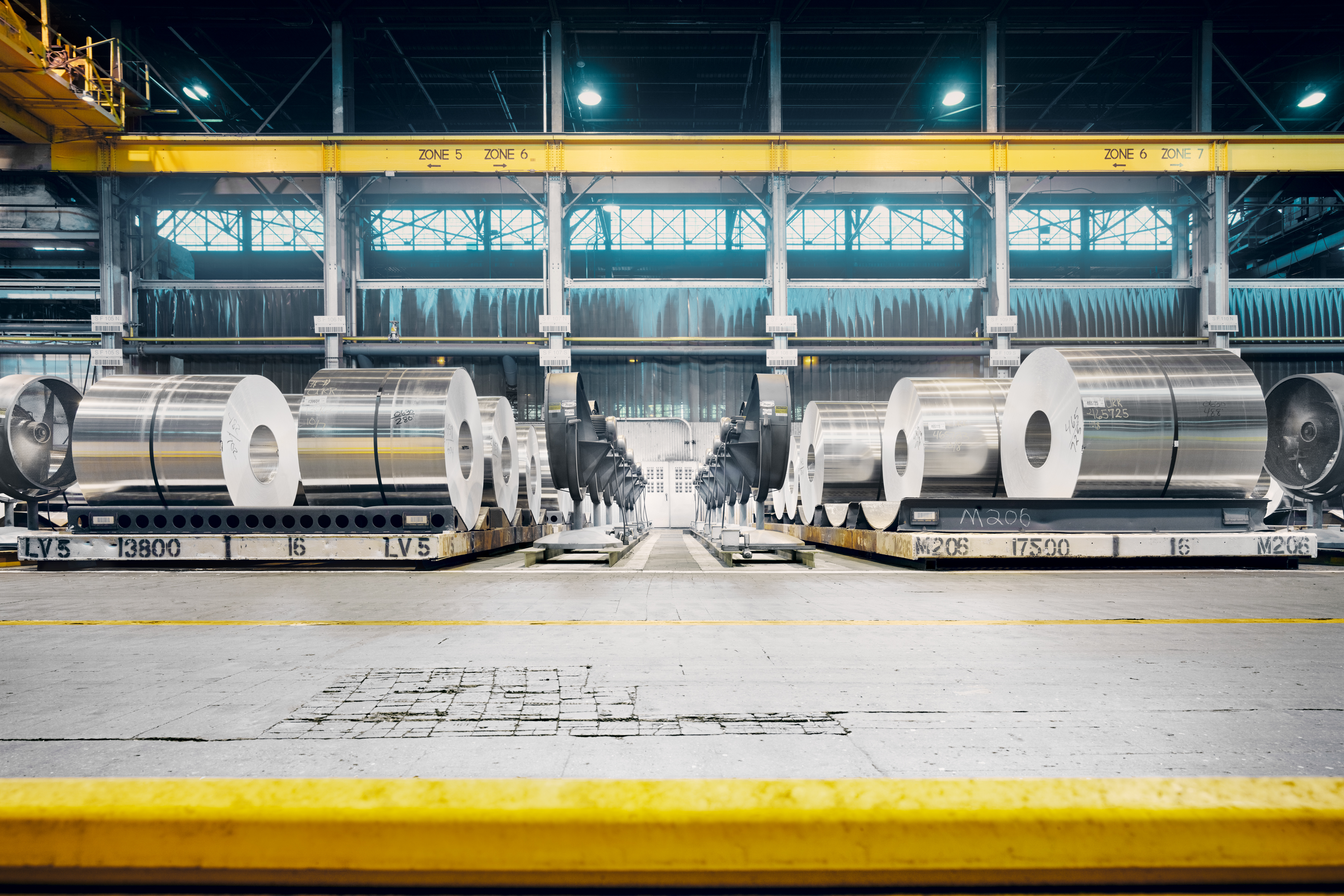 An aluminum factory