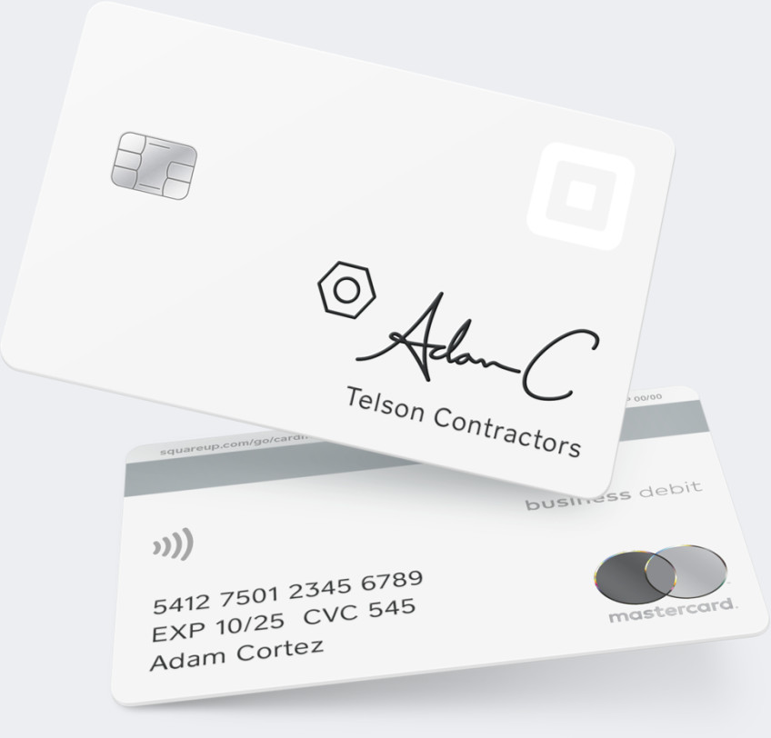 Square's new business debit card.